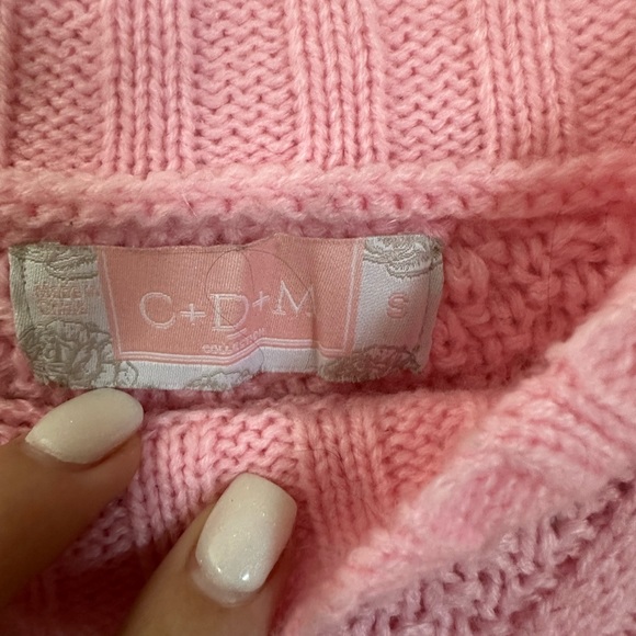 3/$25. Pink fringe sweater - Picture 2 of 4